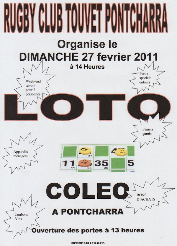 LOTO 27 fevrier