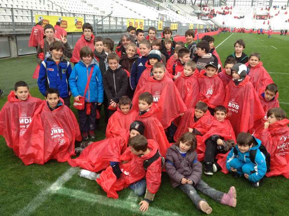 École de Rugby - Nous sommes au stade des Alpes.