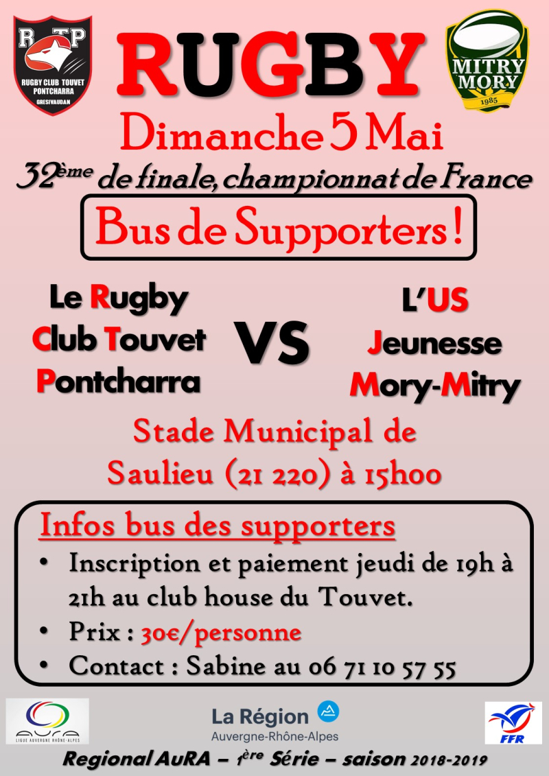 Affiche RCTP - USJMM